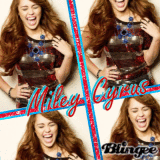 Miley Cyrus - Red And Blue - Lha_Princess_Top