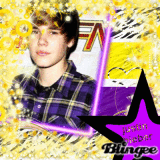 justin bieber purple and yellow