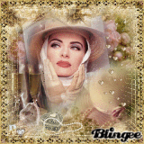 Girl vintage elegant  p