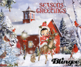 Season's Greetings From Betty Boop (Kelli's Challenge)