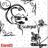 Scorpio - Zodiac Signs - Postcards - Elarn03