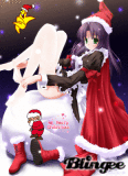 anime cartoon christmas sexy hot