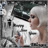**Happy New Year  to my Blingee Friends** / **Feliz Año Nuevo para mis Amigos de Blingee**