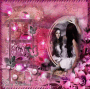 pink girl looking into to her reflection