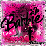 For all my Friends - Happy Valentines Day - Barbie