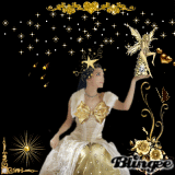Elf princess with gold