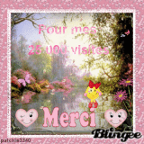 MERCI POUR MES 25 000 VISITES