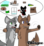 The ferrets as wolves XD
