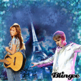 Justin & Miley in pariss <3