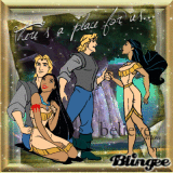 Pocahontas and John Smith