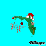 Happy Holidays FL Map