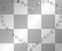 soave heart glitter silver white trasparent