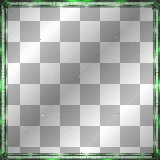Frame glitter green animated