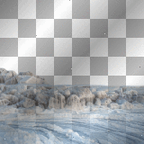 Winter background snow transparent