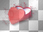 Heart box red 