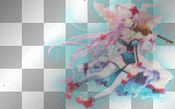 Anime Girl "Shadow Blue" *AnanasSplit*