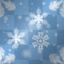 winter blue bg snowflakes winter blue bg snowflakes