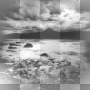 Fantasy background,black'white
