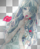 Miku Hatsune [Blue Neon Frame]  *Erika11-12*