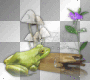 Frog mushrooms flower forest Frog mushrooms flower forest