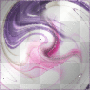Animated background abstract swirl white purple pink