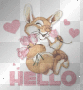 pink glitter easter bunny pink glitter easter bunny