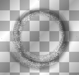 Frame circle black white 