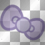 Hello Kitty Purple Bow