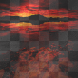 Sunset Over The Sea-2, Animated