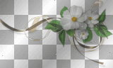 SPRING SUMMER SCRAP WHITE FLOWERS
