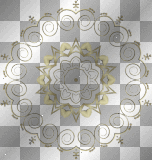  Circle mandala blauefee1976 Deco Anime Background vintage gold yellow 