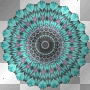 Circle mandala blauefee1976 Deco Anime Background blue turquoise green blue purple 