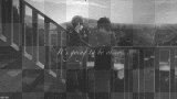 Tonari no Kaibutsu-kun: Mizutani Shizuku and Yoshida Haru {"It's going to be okay..."} [_Hikari97_] gif