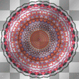 Circle mandala blauefee1976 Deco Anime Background red orange black 