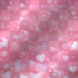 pink animated hearts background