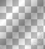 Light Silver Frozen Snow Frame Corner_