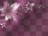 Pink Purple Floral Sparkle Background Anime Vintage Deco_