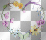 Valentine-day wedding picture-frame flowers-heart- louise♥♥