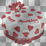 Happy Birthday & Happy Valentine's Day Cake !!!LW