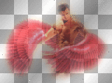 angel red man fantasy 