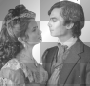 Damon Salvatore (Ian Somerhalder) and Katherine Gilbert/Elena Gilbert (Nina Dobrev in The Vampire Diaries transparent) [nermai]
