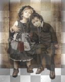 soave children vintage couple brown
