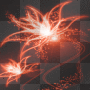 Glow Light Flowers BG~Orange©mousey2013