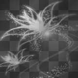 Glow Light Flowers BG~Silver©mousey2013
