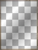 artemia transparent vertical-frame gold