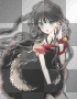 Anime girl *Black shadow* [by BigQueen99]