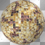 FANTASY DISCO CIRCLE ANIMATED GOLD