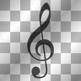 EMO MUSIC NOTE BLACK