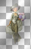 vintage flowers lady11 myst