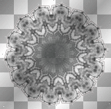 Circle mandala blauefee1976 Deco Anime Background transparent black white gray anime Vintage Goth black&white schwarzweiß